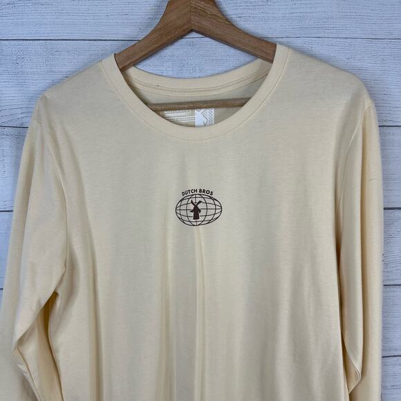 Dutch Bros Mens Size Medium Long Sleeve T-Shirt Its All Good Change the World - Picture 3 of 8